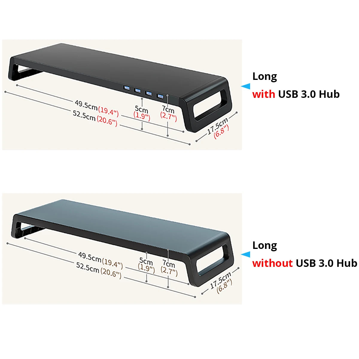 Support Écran / Ordinateur avec ou sans HUB USB 3.0