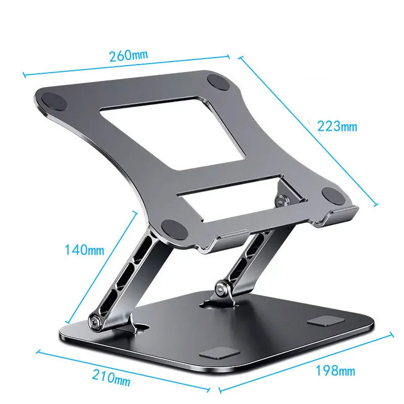 Support Pliable en Aluminium – Pour ordinateur et tablette(jusqu’à 17")