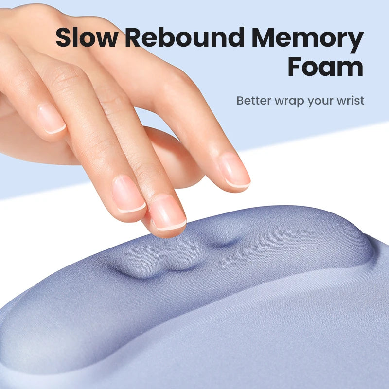 Tapis de Souris Ergonomique UGREEN avec Repose Poignet – Mousse à Mémoire de Forme & Surface Antidérapante