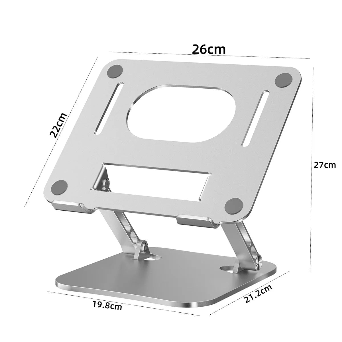Support Pliable en Aluminium – Pour ordinateur et tablette(jusqu’à 17")
