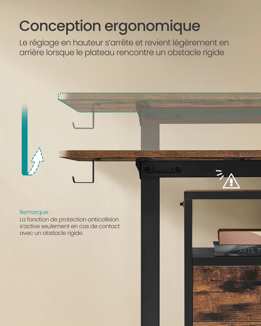 Bureau Électrique Réglable en Hauteur
