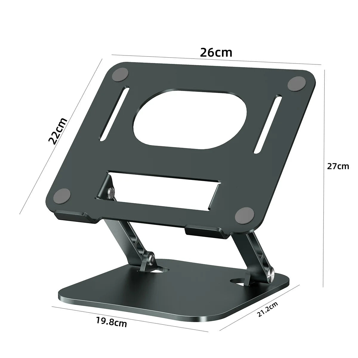 Support Pliable en Aluminium – Pour ordinateur et tablette(jusqu’à 17")