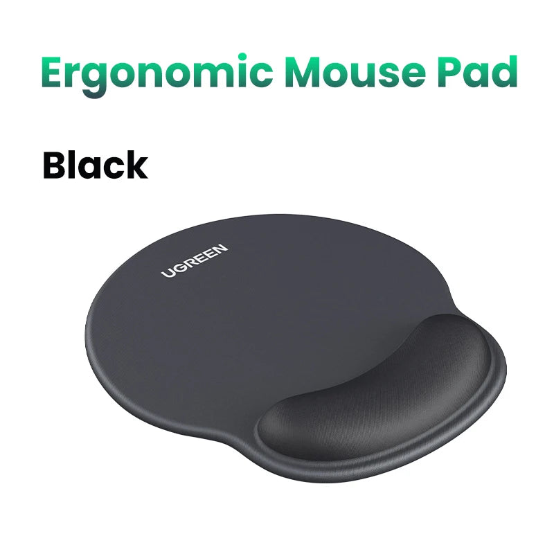 Tapis de Souris Ergonomique UGREEN avec Repose Poignet – Mousse à Mémoire de Forme & Surface Antidérapante
