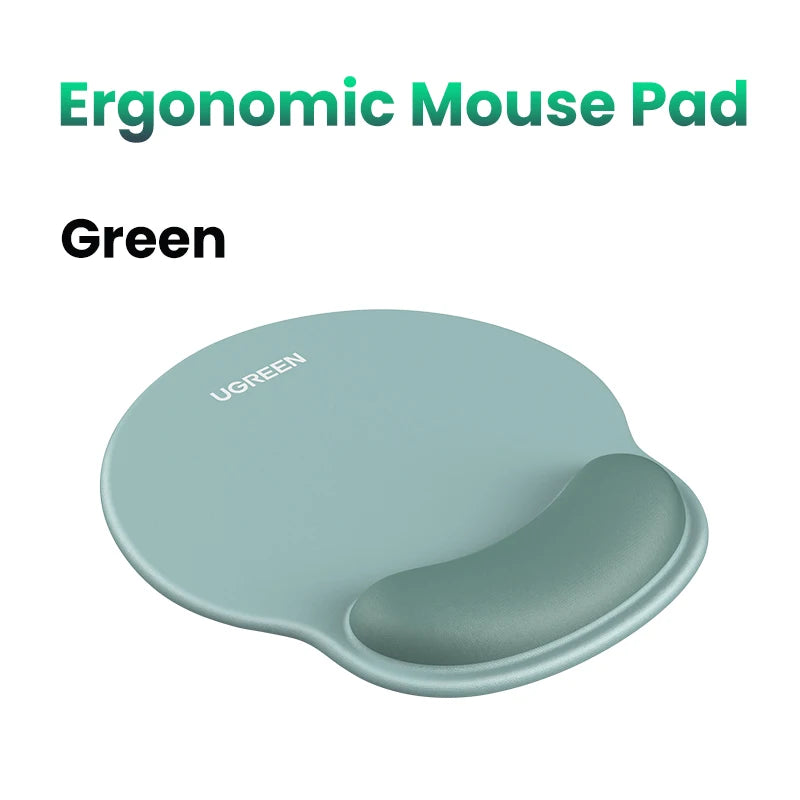 Tapis de Souris Ergonomique UGREEN avec Repose Poignet – Mousse à Mémoire de Forme & Surface Antidérapante